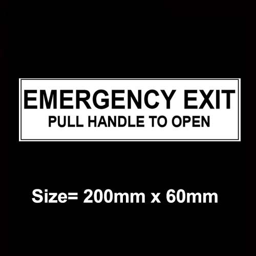Emergency exit pull handle - pull,