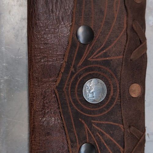 Buffalo leather wallet - , with