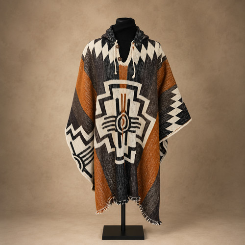 Unisex hooded poncho - hooded,