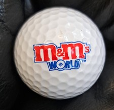 M&M's World TM Golf Ball Red White Blue Novelty Collectables Gift Idea VGC Rare