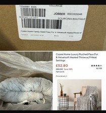 Cozee Home Luxury Ruched Faux