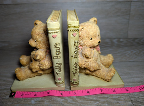 Vintage bookends teddy bear - vintage,