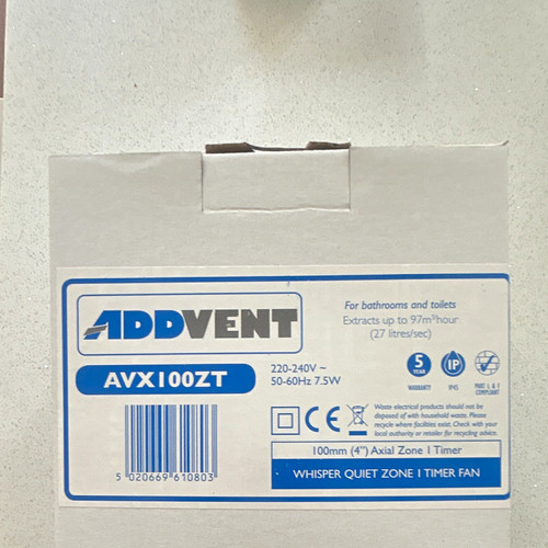 Addvent avx100zt 100mm - addvent, axial