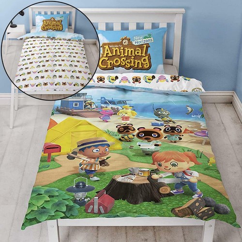 Animal crossing single duvet - crossing,