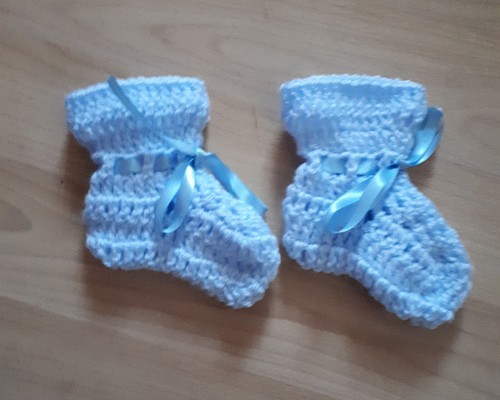 Handmade hand crocheted baby - crocheted,