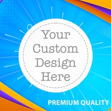 1000 LOGO Printed Round Stickers - Custom Logo labels - Personalised Customised