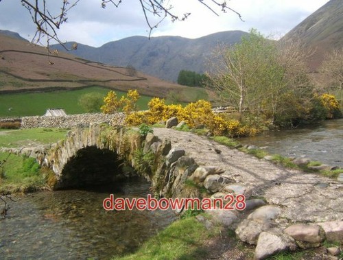 Photo packhorse bridge at - ,