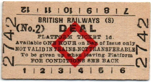 Platform ticket deal - platform,