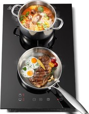  Double Induction Hob, Electric Plug in Hob 30cm Built-in Induction Cooker