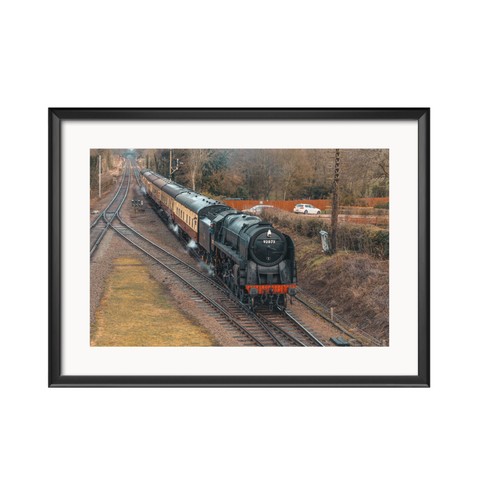 Steam train prints - prints:, 9f
