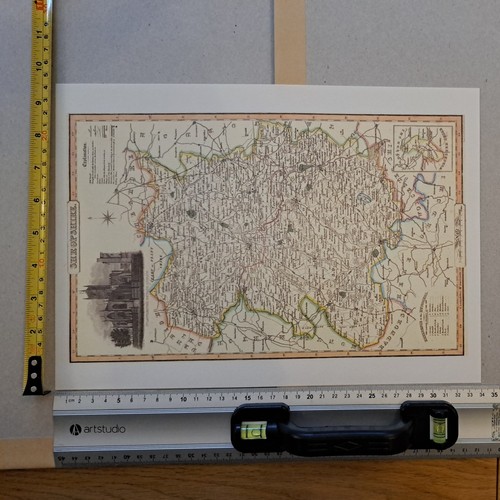 Vintage county map - vintage,