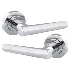 Door Handles Chrome Straight