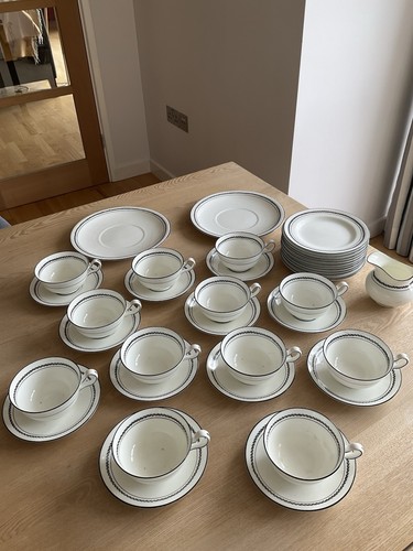 China set black and white - china, t