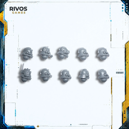 Skitarii heads - b, x