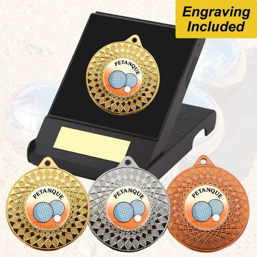 Petanque medal box - petanque,