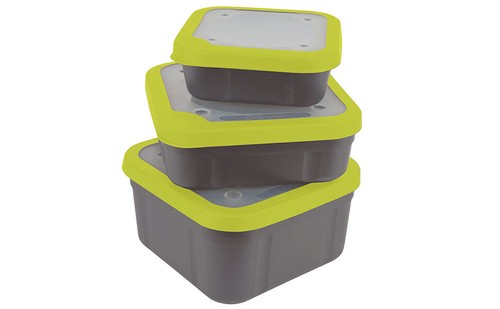Matrix solid top bait tubs - solid, (3