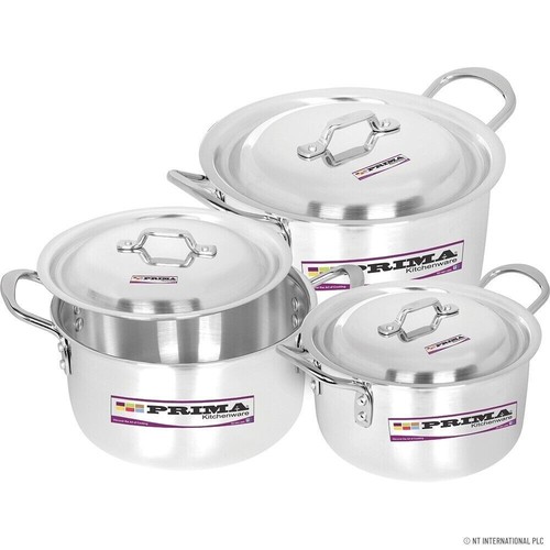 Large 6pc heavy duty aluminium - large,