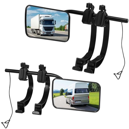 Flat caravan towing mirrors - flat,