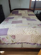 Vntg CRAZY Quilt Patchwork