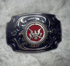 Vintage belt buckle mens half - belt,
