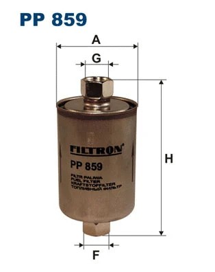 Fuel filter fits - filter, fits: