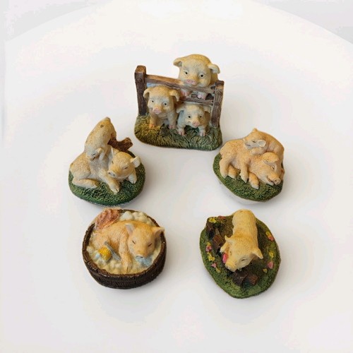 Pig ornaments lot6 5 - ×,