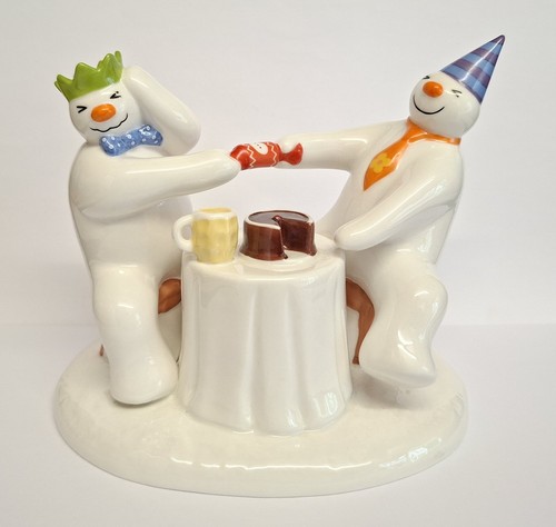 Coalport the snowman pulling - the,