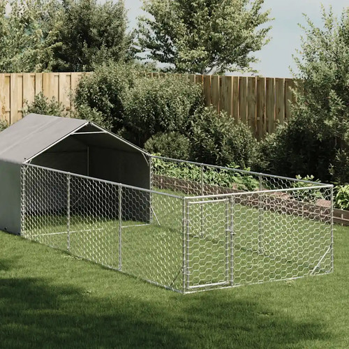 Walplus galvanised dog kennel - walplus,