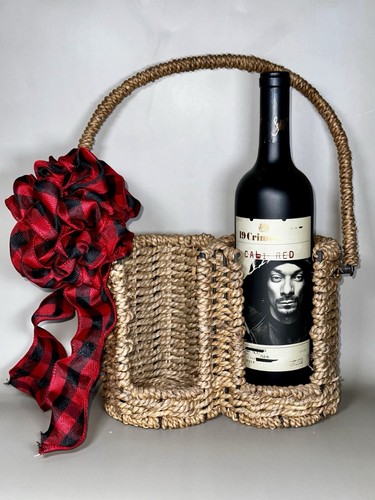 Natural fiber woven bottle - fiber, 2