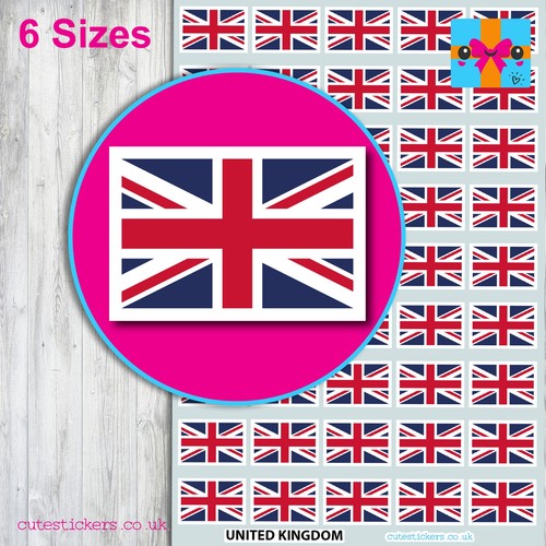 Union jack flag stickers - jack,