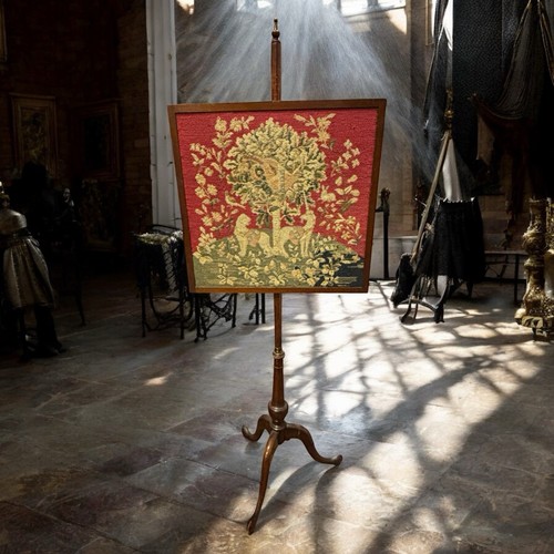 Georgian english fire screen - georgian,