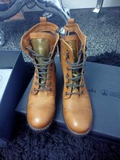 Clarks Tan  Leather Boots New