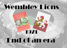 Speedway Wembley Lions 1971 End of an Era A4 Size Poster Print