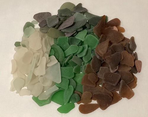 Sea glass unpolished - 1.25,
