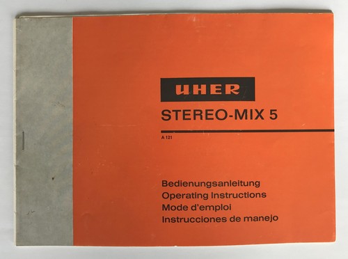 Uher stereo mix - uher, 5
