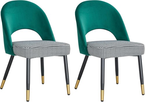 Velvet padded dining - dining, chairs
