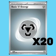 20x Metal Energy Pokemon Cards