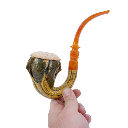 Handmade calabash pipe from - handmade,