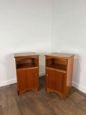 Pair art deco walnut - pair,