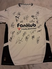 DERBY COUNTY HOME SHIRT SIGNED