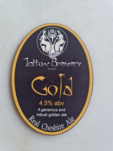 Tatton brewery gold - brewery, ''