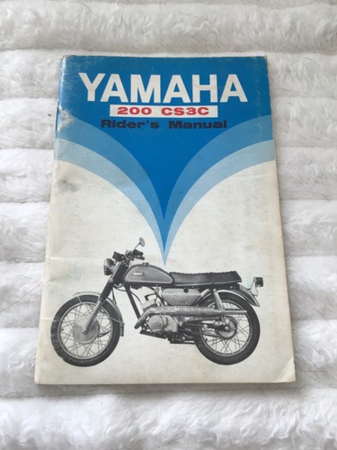 Yamaha cs3c riders manual - yamaha,