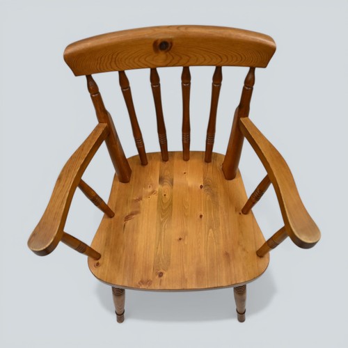 Pine farmhouse kitchen chair - kitchen,