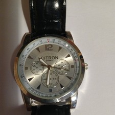 Citron Quartz Silver Round