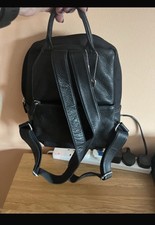 Fossil Black Leather Rucksack