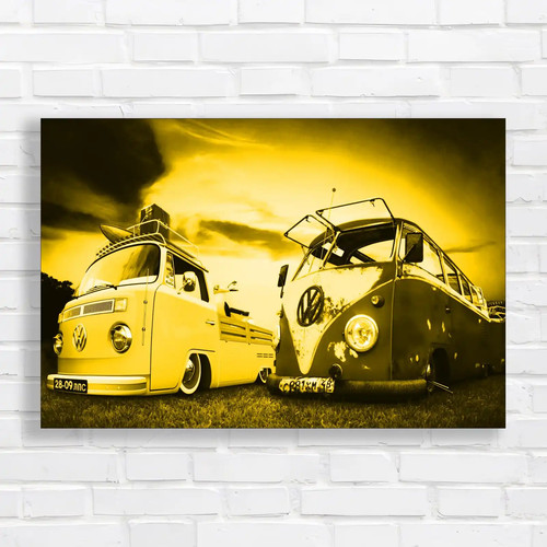 Vibrant retro camper van - vibrant,