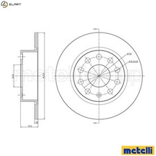2x BRAKE DISC 23-0724C FOR
