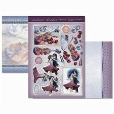 Hunkydory Music & Dancing Decoupage Toppers & Card Kit Male & Female