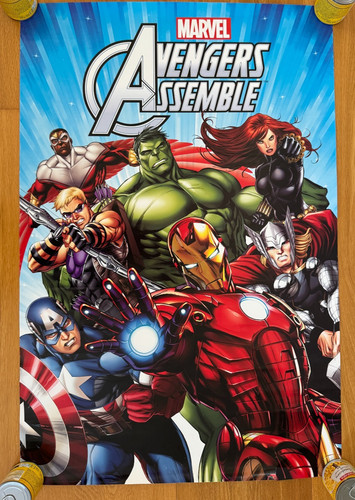 Marvel avengers assemble print - marvel,