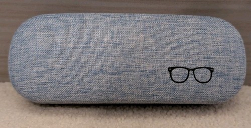 Blue small glasses case - glasses,